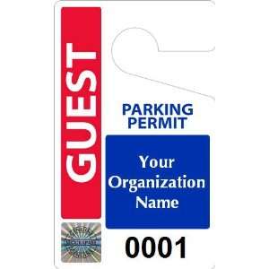   Visitors and Guests Parking Permits ToughTag, 3 x 5