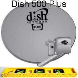  LOT OF 4 x New Dishnetwork Dish 500 Plus + Fss/dbs Lnbf 