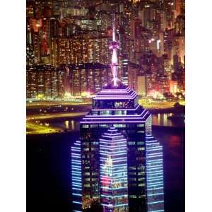 Hong Kong from Victoria Peak with The Center, China Photographic 