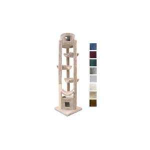   026MF PIN BRN 7 ft. 2 in. Pinnacle Cat Tower   Brown