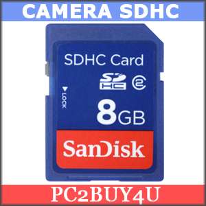 sandisk sd high capacity sdhc 8gb flash card general information