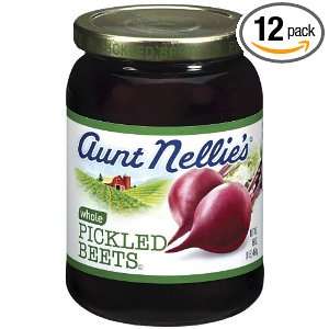 Aunt Nellies Whole Pickeld Beets, 19 Pound Jars (Pack of 12)