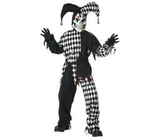 evil jester child costume black white this scary costume has