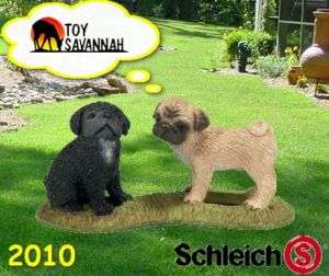 SCHLEICH Dogs PUG PUPPIES Dog Pet 16383 BRAND NEW  