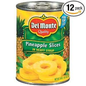 Del Monte Pineapple Sliced, 20 Ounce Packages (Pack of 12)  