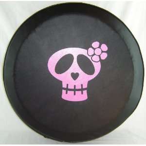   ® Brawny Series   Girly Skull Pink 32 Tire Cover Automotive