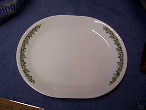 Corelle Spring Blossom Green Daisies Oval Serving Platter  