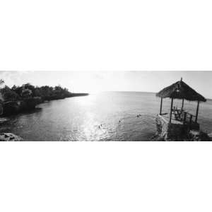  Porch on the Waterfront, Negril, Jamaica Premium 