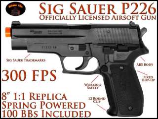Officially Licensed Sig Sauer P226 Spring Powered Airsoft Pistol 300 