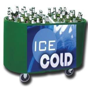 Green Texas Tanker 1060 Portable Insulated Ice Bin / Beverage Cooler 