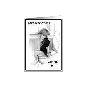 Potty Training Congratulations Card