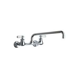  Chicago Faucets Wall Mounted Sink Faucet 540 LDL12ABCP 