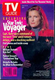1994 TV Guide Kate Mulgrew  Star Trek Voyager Captain  