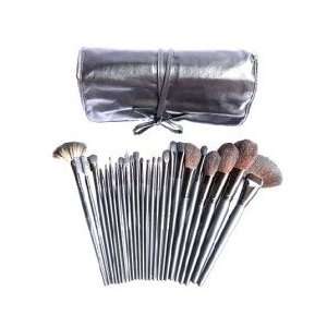 24 Pcs Makeup Brush with Free Leather Pouch   Professional and Perfect 