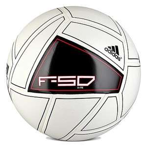 adidas F 50 Xite 2011 Soccer Ball Brand New White   Black   Red Size 4 