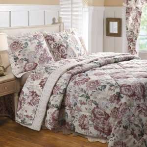   Emily Comforter Ensemble and 5PC Window Set   Queen