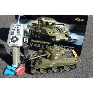   30 Scale Radio Remote Controlled RC Battle Tank RTR Toys & Games