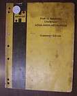 1972 HYSTER Challenger H30H H40H H50H​ H60H Forklift Parts Manual 