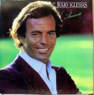 JULIO IGLESIAS amanti LP vinyl DIL 50326 VG+ 1982  
