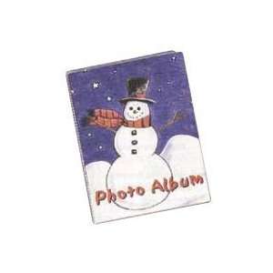  Photo Album, Designer Snowman Covers with Replaceable Front Cover 