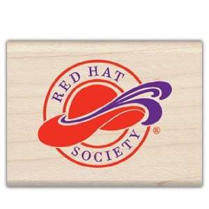  Inkadinkado Mounted Stamp RED HAT SOCIETY SEAL For 