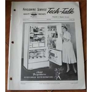 Frigidaire 1960 Household Refrigerators Models SA 9 60, SS 