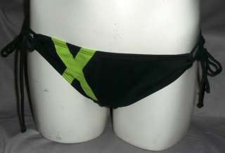 ROXY String Bikini/Swimsuit Bottoms Black Small/S  