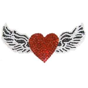   Wings Crystal Rhinestone Removable Decal Sticker 