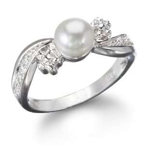  CLASSIC WHITE PEARL RING CHELINE Jewelry