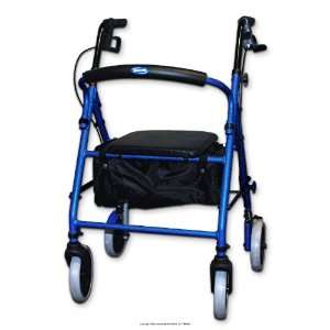 Invacare Soft Seat Aluminum Rollator with Round Back (1 