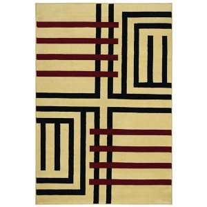  Crossword Rug 23x79runner Black/white/red