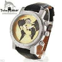 TECHNO MASTER TM 2081 Chronograph Diamond Watch  