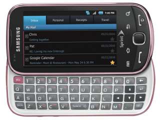 Samsung Intercept Android Phone, Satin Pink (Sprint)