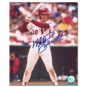  Mike Schmidt Philadelphia Phillies   Batting   Autographed 