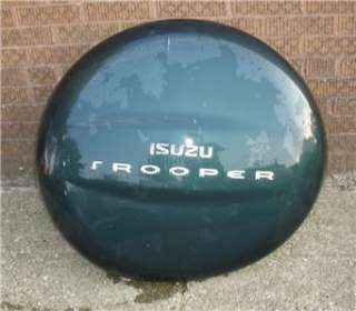   2002 Isuzu Trooper OEM Used Rear Exterior Hard Vinyl Spare Tire Cover