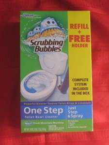 Scrubbing Bubbles ONE STEP Toilet Bowl Cleaner STARTER KIT Brand New 