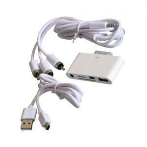 in 1 Camera Connection Kit AV to TV USB Card Reader for Apple 