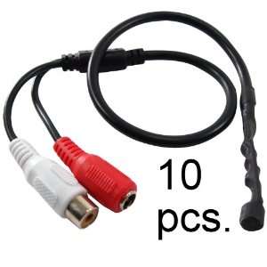    10 Pcs. Cctv Microphone for Security Camera