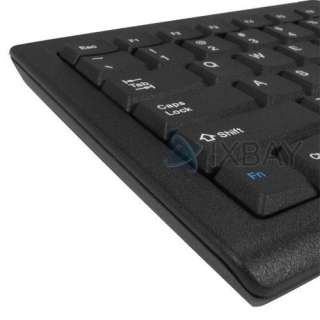 Slim USB 87 Keys PC KeyBoard Touchpad Mouse Windows 7  