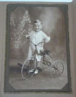 Photo Edwin Broadwater w New Tricycle 20s 30s Parkersburg, WV 