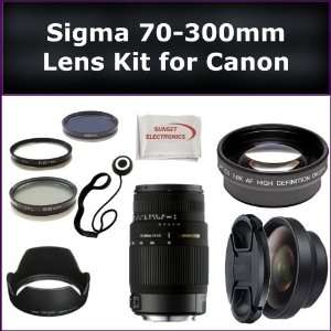  Sigma 70 300mm f/4 5.6 DG OS Telephoto Zoom for Canon AF 