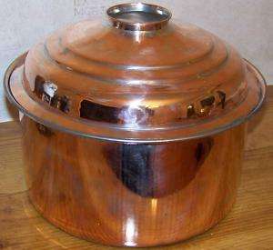 12 Antique Handmade Turkish Copper Bowl/Pot/Bolier  