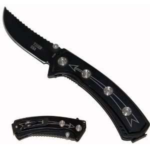  Black Skinning Knife 8 Made By Tiger USA Manual Folding Knife 