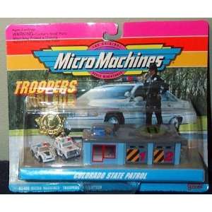   Colorado State Patrol Micro Machines Troopers Set #5 Toys & Games