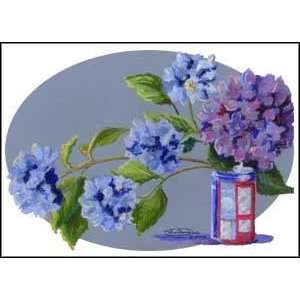  Hydrangeas Still Life Soda Can Vase Floral Flower Six Note 
