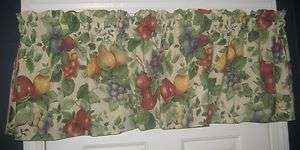   Balloon Valance Fruits Apples Pears Grapes Plums 4 Valances Available