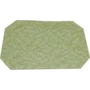  Sonoma Damask Print Sage Green Vinyl Placemat