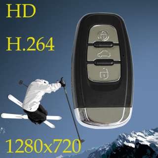 HD Car key mountaineering & traveling video camera DVR  