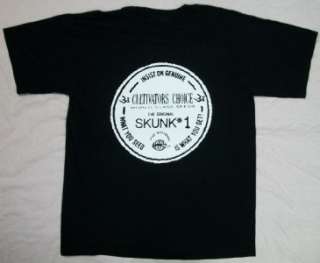 Classic Skunk #1 Marijuana Pro Hemp Logo T Shirt Qty 12  