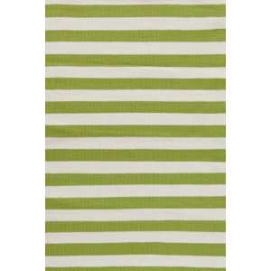   And Albert Trimaran Stripe Sprout/Ivory 3 x 5 Area Rug
